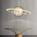 Axya LED Planet Pendant Lamp: Modern Creative Decoration Light for Home Décor