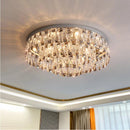 Axyaa Crystal Chandelier for Modern Luxury Living Room and Bedroom Ceiling Decoration