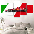 Formula 1 Racing Car Canvas Art Print by Axyaa - Living Room & Bedroom Decor