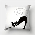 Cute Cat Cushion Cover 45x45cm - Axyaa Home Decor Pillowcases