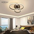 Axyaa LED Ceiling Chandelier: Modern Dimmable Lighting for Home, Living Room, Bedroom