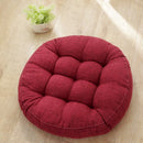 Axyaa Round Floor Cushion Linen Meditation Yoga Seat Mat Pouf Chair Pad