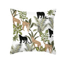 Axyaa Tropical Jungle Animals Pillowcases 45x45 cm Home Decor Sofa Cushion Cover