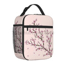 Axyaa Sakura Cherry Blossoms Insulated Lunch Bag for Work & Picnic