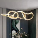 Axyaa Modern LED Pendant Chandeliers for Indoor Living and Dining Room Lighting
