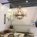 Axyaa Nordic Wooden Retro Pendant Lamp for Home Decor Lighting