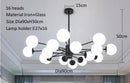 Axyaa Lustrous Glass Chandelier: Elegant Indoor Ceiling Light for Living & Dining Room