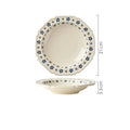Axyaa Blue Cherry Blossom Ceramic Tableware Set