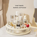 Axyaa 360° Rotating Makeup & Perfume Organizer Tray for Skincare & Cosmetics