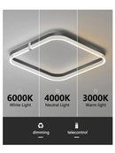 Axyaa Modern Minimalist LED Ceiling Light for Living Room and Bedroom