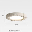 Axyaa French Luxury Plaster Ceiling Lamp for Elegant European Baroque Decor.