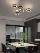 Luxury Gold Plated Chandelier with Remote Control Crystals - Axyaa Bedroom Living Room Lighting