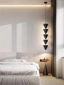 Axyaa Modern Long Line Chandelier Pendant Light for Bedroom