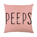 Axyaa Spring Rabbit Pillowcase 45x45cm Decorative Linen Sofa Cushion Cover