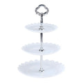 Axyaa 3-Tier Cupcake Stand Snack Dessert Tower for Wedding Party Buffet Tray