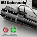 Axya Super Bright Rechargeable Flashlight: Telescopic Zoom, Wide Beam, Waterproof Torch