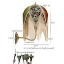 Axyaa Vintage Fabric Tassel LED Wall Lamp – Copper Arm Design