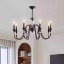 Axyaa Retro Crystal Chandelier for Elegant Living Room, Bedroom, and Study Lighting