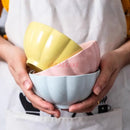 Axyaa Ceramic Pumpkin Rice Salad Bowl Set