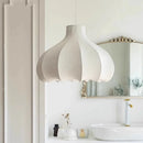 Axyaa Nordic Silk Fabric Pendant Chandelier for Dining Bedroom LED Lamp