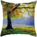 Axyaa Natural Scenery Flowers Cushion Cover Pillowcase Decor for Home Sofa
