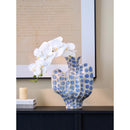 Axyaa Pomegranate Pot Ceramic Vase: Chinese-style Handmade Retro Home Decoration Flowerpot
