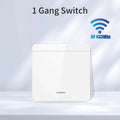 Axyaa WiFi LED Light Switch 1/2/3 Gang RF433MHz Panel Smart Life Alexa Google Home