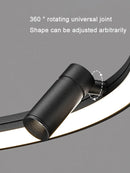 Axya Modern LED Chandelier Lights for Living Dining Bedroom Hall Pendant Lighting