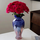 Axyaa Glass Vase: Artistic High-End Table Decoration