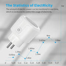 Axyaa Smart WiFi Plug with Power Monitoring, Remote Control, Alexa & Google Home Integration