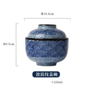 Axyaa Vintage Ceramic Stew Pot with Lid Bowl - 300ml