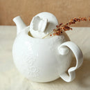 Axyaa European Relief Ceramic Tea Set for Elegant Afternoon Tea Experience