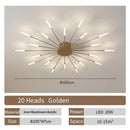 Axyaa Fan-shaped LED Ceiling Lamp Indoor Lighting Modern Nordic Creative Fixture