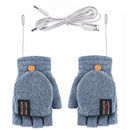 Axyaa Electric Heated Skiing Gloves Rechargeable USB Winter Hand Warmers