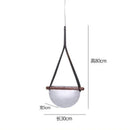 Nordic Glass Pendant Light by Axyaa for Home Decor and Lighting Fixtures
