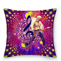 Axyaa Music Note Cushion Cover 45x45cm Pillowcase Decorative Pillow Home Decor