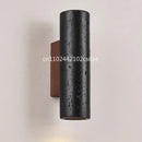 Axyaa Black Stone Wall Sconce Light with E27 Bulb