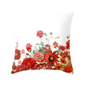Axyaa Red Square Pillow Case for Home Décor