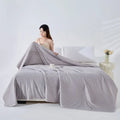 Axyaa Summer Cool Quilt Cold Silk Solid Color Single Double Air Conditioner Quilt