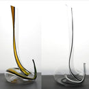 Axya Crystal Snake Wine Decanter 2L - Colorful Silk Design for Home & Bar