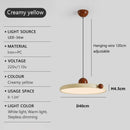 Axyaa Walnut LED Pendant Light for Home Decor and Lighting
