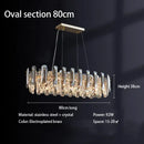 Axyaa Crystal Ceiling Chandelier LED Pendant Light for Home Decor