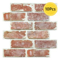 Axyaa 3D Brick Wall Stickers, Peel and Stick Backsplash for Kitchen, Bathroom Decoration
