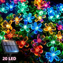 Axyaa Cherry Blossom Solar Fairy Lights for Outdoor Garden Decor