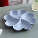Axyaa Fruit & Snack Platter Set for Living Room Office, Dim Sum, Candy, Melon Seed