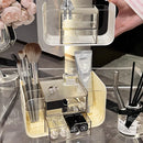 Axyaa Makeup Organizer Storage Box for Cosmetics, Brushes, Lipstick, Nail Polish & Remover