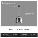 Axyaa Glass Ball Luminaire Pendant Light - Minimalist Nordic Design for Living Room