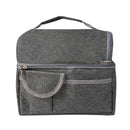 Axyaa Double Lunch Pack Insulated Bag - Large Capacity for Children's Picnic or Camping