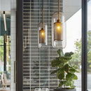 Axyaa Retro Iron Mesh Glass Ball Chandelier
