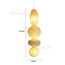 Axyaa Noguchi Pendant Lights: Modern LED Hanging Lamp for Living Room & Bedroom
